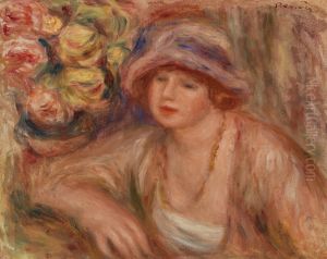 Woman Leaning (Femme accoudee) by Pierre Auguste Renoir