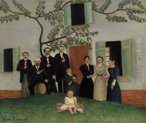 The Family by Henri Julien Rousseau