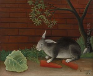 The Rabbit's Meal (Le Repas du lapin) by Henri Julien Rousseau