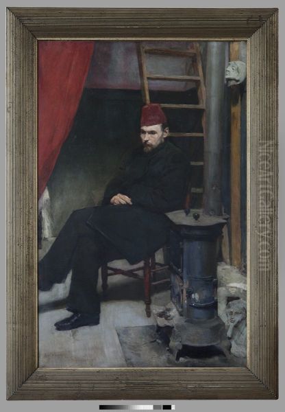 Portrait of Konstanty Laszczka, sculptor - view 1