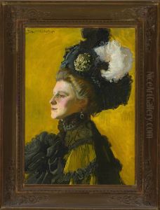 Portrait of artist's wife, Jadwiga nee Janakowska Portrait of artist's wife, Jadwiga nee Janakowska