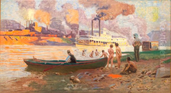 Steamboat on the Ohio - view 1