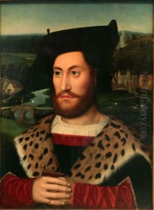 Portrait of a Man Holding a Book