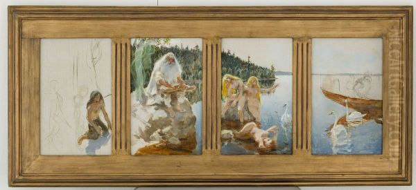 Vainamoinen playing - view 1