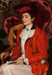 Portrait of Iza Axentowicz nee Gielgud Portrait of Iza Axentowicz nee Gielgud