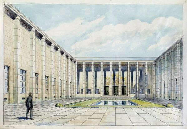 View of the National Museum in Warsaw. - view 1