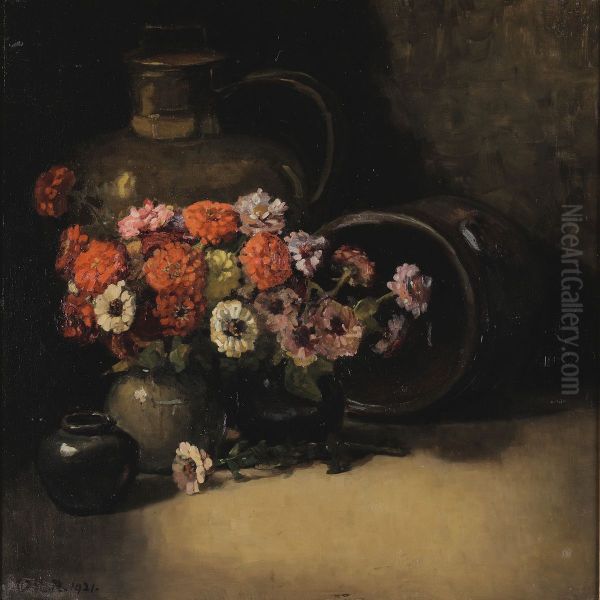 Zinnias - view 1