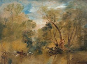 Willows beside a Stream by J. M. W. Turner