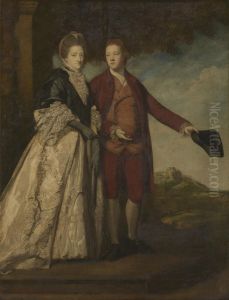 Sir Watkin Williams-Wynn and his Mother by Of Sir Joshua Reynolds