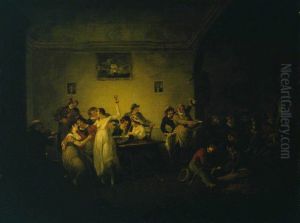 An Unmarried Sailor's Return by Julius Caesar Ibbetson