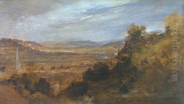 Godalming from the South - view 1