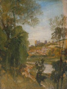 Guildford from the Banks of the Wey by J. M. W. Turner