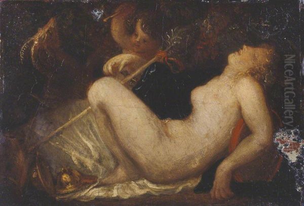 A Nymph Sleeping - view 1