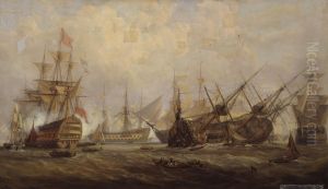 Loss of the 'Royal George' by John Christian Schetky