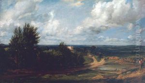 Hampstead Heath, with the House Called 'The Salt Box'