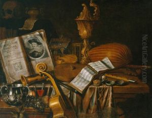 Still Life with a Volume of Wither's 'Emblemes' Still Life with a Volume of Wither's 'Emblemes'