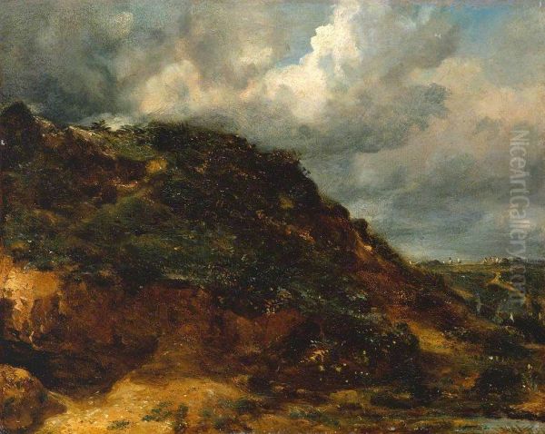 A Bank on Hampstead Heath - view 1