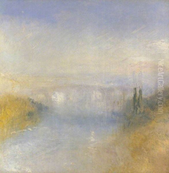 A River Seen from a Hill - view 1