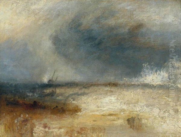 Waves Breaking on a Shore - view 1