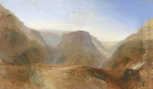 Italian Landscape, probably Civita di Bagnoregio by J. M. W. Turner