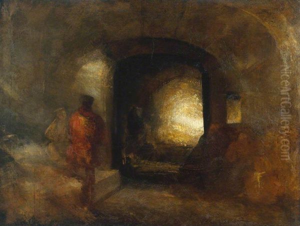 Figures in a Building - view 1