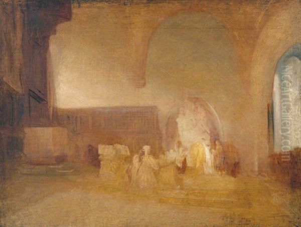 Scene in a Church or Vaulted Hall - view 1
