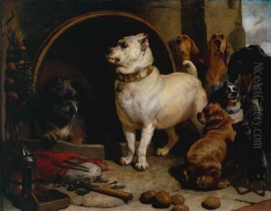 Alexander and Diogenes by Sir Edwin Henry Landseer