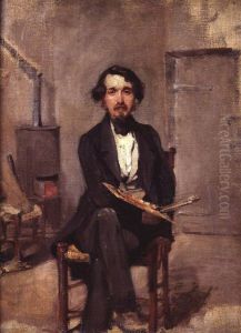 An Artist in his Studio