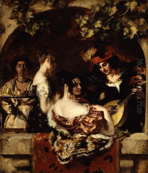 The Lute Player - view 1