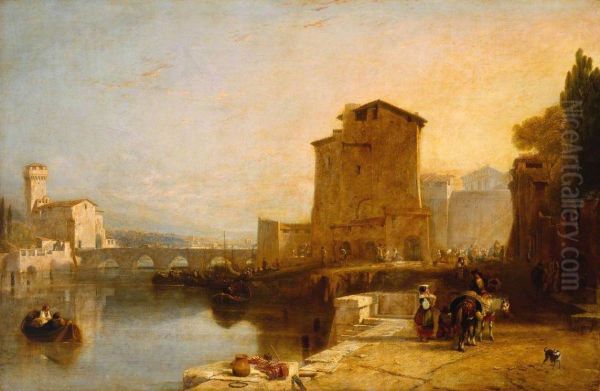 Entrance to Pisa from Leghorn - view 1