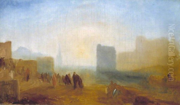 Classical Harbour Scene; possibly based on Le Havre - view 1