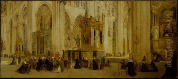 Interior of Amiens Cathedral - view 1