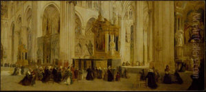 Interior of Amiens Cathedral Interior of Amiens Cathedral