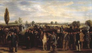 A Ploughing Match by Richard Ansdell