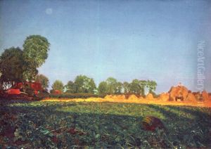Bei der Kornernte by Ford Madox Brown