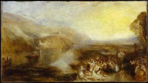 The Opening of the Wallhalla, 1842 by J. M. W. Turner