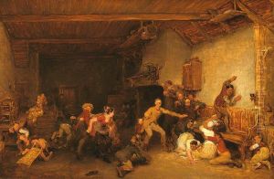 Study for 'Blind Man's Buff' by David Wilkie