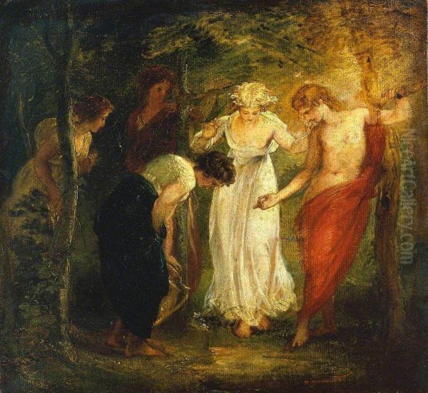 Nymphs Discover the Narcissus - view 1