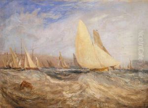Sketch for 'East Cowes Castle, the Regatta Beating to Windward' No. 2 Sketch for 'East Cowes Castle, the Regatta Beating to Windward' No. 2