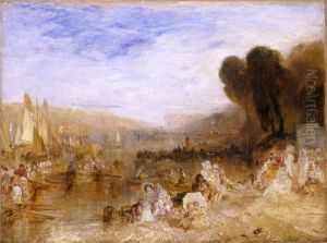 Sketch for 'East Cowes Castle, the Regatta Starting for Their Moorings' No. 3 Sketch for 'East Cowes Castle, the Regatta Starting for Their Moorings' No. 3