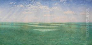 The British Channel Seen from the Dorsetshire Cliffs by John Brett