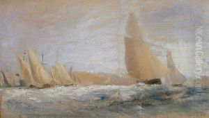 Sketch for 'East Cowes Castle, the Regatta Beating to Windward' No. 1 Sketch for 'East Cowes Castle, the Regatta Beating to Windward' No. 1