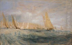 Sketch for 'East Cowes Castle, the Regatta Beating to Windward' No. 3 Sketch for 'East Cowes Castle, the Regatta Beating to Windward' No. 3