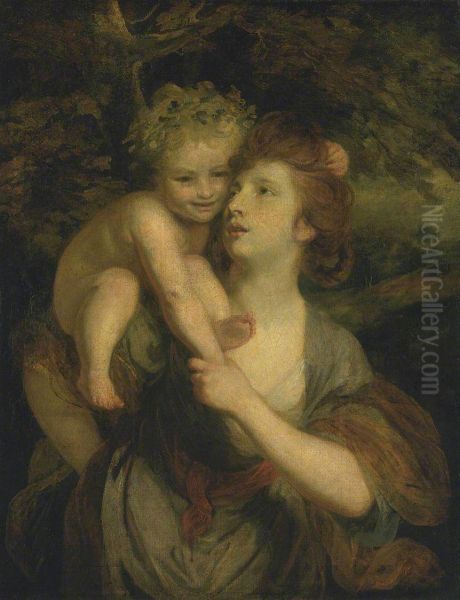 Mrs Hartley as a Nymph with a Young Bacchus - view 1