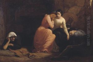 Amoret, Aemylia and Prince Arthur, in the Cottage of Sclaunder Amoret, Aemylia and Prince Arthur, in the Cottage of Sclaunder