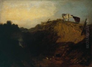 Sketch of a Bank, with Gipsies by J. M. W. Turner