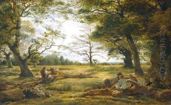 Windsor Forest ('Wood-Cutting in Windsor Forest') - view 1