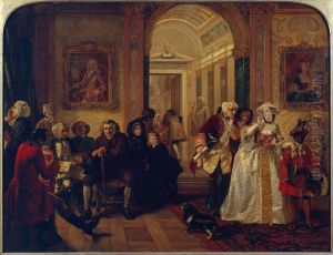 Doctor Johnson in the Ante-Room of the Lord Chesterfield Waiting for an Audience, 1748 by Edward Matthew Ward
