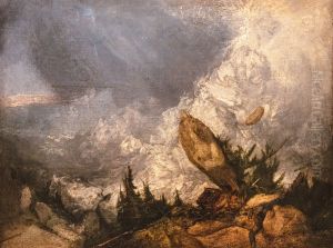 The Fall of an Avalanche in the Grisons by J. M. W. Turner