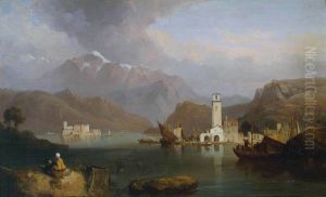 Lake Como by Clarkson Frederick Stanfield
